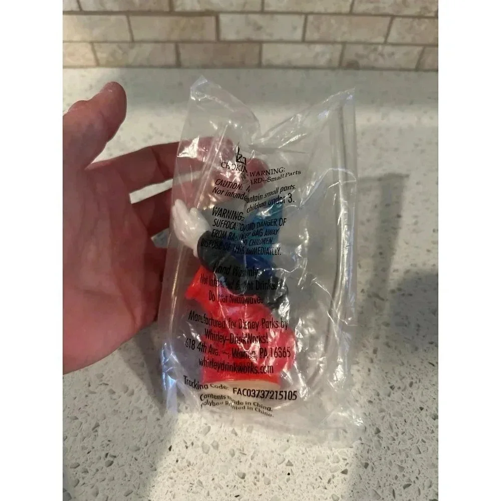 Disneyworld Mickey‎ Mouse Sorcerer Coca-Cola Contour Capper With Straw NIP SC